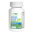 HealthA2Z® Mucus Relief DM-Dextrométhorphane HBr 20mg-Guaifenesin 400mg-D Non Benzène-D Toux, libération immédiate, non couchée (120 Nombre (paquet de 1))