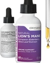 TriGuard Plus Lions Mane - Lions Mane Nootropic, Olive Leaf, Elderberry Extract Liquid Tincture 2 fl oz 
