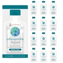 Youtheory Ashwagandha Liquid - Utilise un mélange à base de plantes biologique KSM-66 pour soutenir les niveaux d'énergie et le soulagement du stress* - 12 paquets à usage unique (12 jours)