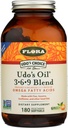 Flora Udo's Olie 3-6-9 Blend - Bevat biologische Kokosnoot, Vlaszaadolie en Meer - 180 Vegetarische Softgels