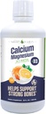 Nature's Liquids - Calcium Magnesium Supplement Liquid (2:1 Ratio) - met D3, Boron, Mangaan voor Optimale Absorptie - voor Sterke Botten en Tanden - Oranje Vanille Smaak - (32oz - 32 Servers)