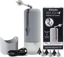 Wush Pro van Black Wolf - De originele Deluxe water aangedreven oorreiniger met 6 Herbruikbare vervangende tips van Black Wolf - Veilig & effectief voor oor Wax Buildup - Elektrische oor Wax Removal Kit (Grey)