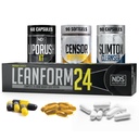 NDS-voeding Maximale sterkte gewichtsverlies - Afname Appetite and Energy Booster - Glutamine, L-Carnitine en CLA (lipoRush XT 60 capsules, Censor 90 Softgels en Slim-Tox 90 capsules)