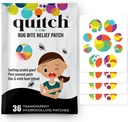 Quitch Mosquito Bite Itch Relief Patch, Na bijt Insect Bite behandeling, Anti Itch Cream alternatief, Insect Bite Relief, Cruise, Reizen en Camping essentieel voor kinderen