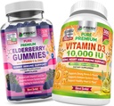 VERSE GEZONDHEIDSZORG Vlierbessen Gummies en Vitamine D - Bundel