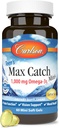 Carlson - Tieners Max Catch Minis, 1000 mg Omega-3s, Brain Health, Vision Support, Mood Health, 60 Softgels