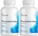 Fytoceramiden 200 Capsules Huidreparatie Verjonging Anti-Aging Ondersteuning Plant-afgeleide Ceramiden 700mg Glutenvrij Non-GMO (2)