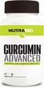 NutraBio Curcumin Advanced Digestion & Joint Support Complex, 60 plantaardige capsules