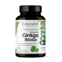 EMERALD LABS Ginkgo Biloba Extract - Supplément Santé du cerveau - Offre Antioxydants et Soutien énergétique - 60 capsules végétales (30 jours d'approvisionnement)