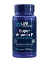 Extension de vie Super Vitamine E, 268 mg (400 UI), Supplément de vitamine E non synthétique favorise la santé des corps entiers, sans gluten, sans OGM, 90 softgels