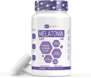 Melatonine voor slapen voor mannen & vrouwen - Slaap Melatonine -Valerian Root Extract - Vegetarisch 3mg Melatonine Capsules - Slaaphulp voor volwassenen - Diepe Slaap Supplementen aan Ease Jet Lag Strain