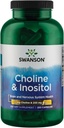 Swanson Choline & Inositol Zenuw ondersteuning Mentale functie 250/250 Milligrammen 250 Capsules