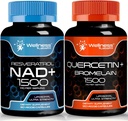 WELZIJN LABSRX Quercetin met Bromelain Nad Supplement Capsules