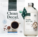 Natural Force Organic Clean Decaf Coffee + Romige Vanille MCT Oil Bundle 
