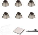 6 Telt GN Resound Sure fit hoorhulp domes voor standaard ontvanger BTE gehoorversterker oortips Domes