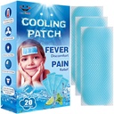 20 Sheets EasYeah Kid koorts Patches voor kinderen koorts Ongemak & pijn verlichting, koeling koorts reducer, kalmeren hoofdpijn pijn, verpakking van 20