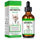 Antibiotiques de chat, Antibiotiques pour chats, Antibiotiques naturels de chat Multivitamine suppléments à base de plantes 60ml