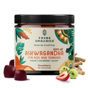 Ashwagandha KSM-66 Gummies for Kids & Teens - Extrait de racine biologique pure Supplément ayurvédique Gummy - Focus Mood Support Augmenter la force énergétique 600mg de KSM66 naturel pour l'absorption supérieure