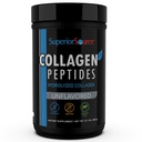 Superior Bron Collageen Peptides Gehydrolyseerde Collageen - van Grass-Fed Cows - Ondersteunt gezond haar, huid, nagels, ligamenten en tendons - Glutenvrije en zuivelvrije - ongearomatiseerd, 12,7 oz