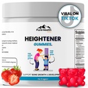 Gommies d'alourdissement - Supplément naturel de croissance en hauteur pour les enfants, les adolescents et les adultes pour augmenter la force osseuse et de grandir Pills maximisateur de hauteur avec L-Arginine, Calcium et Zinc. 60 Gummy