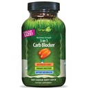 Irwin Naturals Maximale sterkte 3-in-1 Carb Blocker - Neutraliseren Koolhydraten, Aids Digestie en Metabolisme Booster - Witte Nier Bean Extract + Chroom + Enzyme Blend - 150 Liquid Soft-Gels