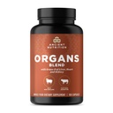 Ancient Nutrition Organ Supplements, Grass-Fed en Wild Organ Complex Capsules, Lever, Hart, Nier Ondersteunt Orgaan, Cognitive, en Immune System Health, 180 Ct