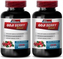 Immune Defense - Goji Berry Extract Complex - Natuurlijke vitaliteit pillen, Krachtige Antioxidant, Granaatappel Extract, Body Detox Complex, Holistische Wellness Ondersteuning, Natuurlijke Energie Boost, 2 Bot 120 Caps
