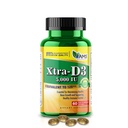 America Medic & Science Xtra D3 Vitamine D 5.000 IE (125 mcg) Cholecalciferol Supplement for Men & Women (60 Easy to Swallow Softgels) Best for Bot, Heart Health, Immuun System Support, Long Function