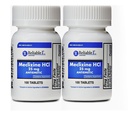Betrouwbare-1 Laboratoria Meclizine 25 mg Generieke Bonine Motion Disease (100 Kauwtabletten Elke (2-pack) - Voorkom misselijkheid, braken en duizeligheid veroorzaakt door bewegingsziekte