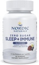 Nordic Naturals Zero Sugar Sleep + Immune Gummies - Vlierbes Citroensmaak - 30 Gummies - 1,5 mg Melatonine voor slaap met vitamine D3 - Vlierbes & vitamine C Immune Support - 30 porties
