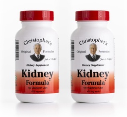 Christopher's originele Formules Nier Formule - Reinigen Detox & Reparatie Formule - Herbal Blend voor Nierondersteuning - Verpakking van 2