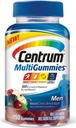 Centrum MultiGummies Mannen (150 Graaf, Natuurlijke Kers, Berry, Apple smaak) Multivitamine/Multimineral Supplement Gummies