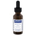Encapsulations pures Mélatonine Liquid, supplément hypoallergénique soutient le cycle de sommeil naturel du corps.