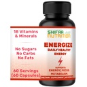 SHIFAA NUTRITION Energize, Natural Daily Energy Vitamins 