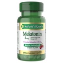 Nature's Bounty Melatonine 3mg Quick Solution, Slaaphulp Supplement, Slaapmiddelen voor volwassenen, Cherry Flavor, 240 Tellen (Pack of 1)