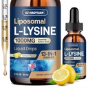 Liposomale L-lysine 1000MG Liquid Drops, 13-in-1 Lysine Supplementen 