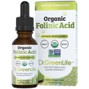 Dr Green Mom USDA gouttes d'acide folinique organique - 500 mcg par goutte.