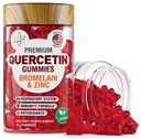 BioVit Quercetin Gummies 500MG - Geactiveerde quercetine voor kinderen & volwassenen immuunsysteem & Allergie - Kauwbaar met bromelaïne, zink, vitamine C, vitamine D3 - Made in USA - 60 Vegan Gummy Bears