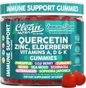 Clean Quercetine Vlierbessen Immuun Ondersteuning Gummies 