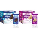 Quest Frosted Cookies Twin Pack, Chocolate Cake 16 Cookies & Birthday Cake 16 Cookies, 1g Sugar, 10-11g Proteïne, 2g Net Carbs