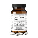 Santa Cruz Paleo, supplément minéral en zinc et cuivre, formule d'absorption élevée, supplément en zinc pour la peau et les cheveux, L méthionine, gluconate de cuivre, minéraux traces, sans gluten, kéto, paléo, 60 capsules