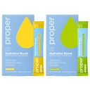 Sticks d'hydratation appropriés – Mélanges de boissons en poudre électrolytiques avec minéraux traces pour l'hydratation rapide + aromatisés naturellement – Pas d'édulcorants artificiels – Lime citronnée