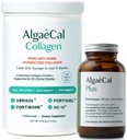 ALGAECAL Calcium & Collageen bundel Gehydrolyseerde collageen Compleet met klinisch-ondersteunde Verisol, Fortibone & Fortigel, Plus Vitamine D3, K2, Magnesium & Trace Minerals for Bone Health & Anti-Aging