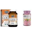 Jardin de la vie Vitamine Code Fer brut 30ct Capsules et organiques Vitamines gommy pour femmes - Berry - Certifié biologique, non-OGM, végétalien
