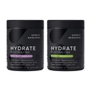 Sportonderzoek Hydrate Electrolytes Powder - Suikervrij en natuurlijk op smaak gebracht met vitamines, mineralen en kokoswater - Ondersteunt Hydration - Passiefruit &amp; Citroen Lime