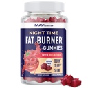 's Nachts vet branderige Gummies met melatonine voor slaap & gewichtsverlies ondersteuning .