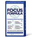 Focus Formule Nootrope Hersenen Supplement, Focus Capsules voor Concentratie, Ondersteunt Energie, Hersenen Booster met GABA, DMAE, en BACOPA, Geheugen Ondersteuning Supplement, Cognitieve Ondersteuning, 60 Veggie Tablets