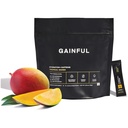 Krachtige hydratatie + Cafeïne poeder pakketten met belangrijke elektrolyten Magnesium & natrium + L Theanine, lage suikerdrankmix, Tropische Mango, 21 Sticks
