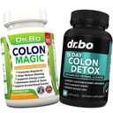 Colon Cleanser Detox voor gewichtsverlies - 15 dagen Intestinal Cleanse Pillen & Probiotica - Fast Acting Natural Laxative for Constipatie Relief - Bowel Movement Supplements for Mtomach Bloating, Gut Support
