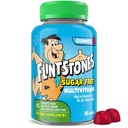 Flintstones Multivitaminen voor kinderen, Suikervrije kinderen Multivitamine Gummies, met vitamine A, C, E, B6 & B12, Raspberry Flavored Gummy Vitaminen, 60 Tellen